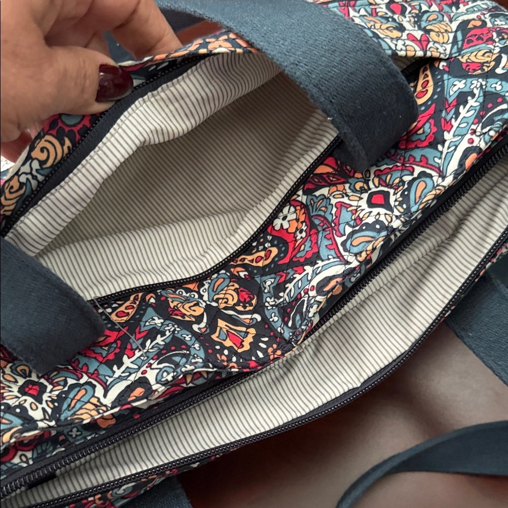 Colorful Patterned Travel Tote Bag - Picture 4 of 7